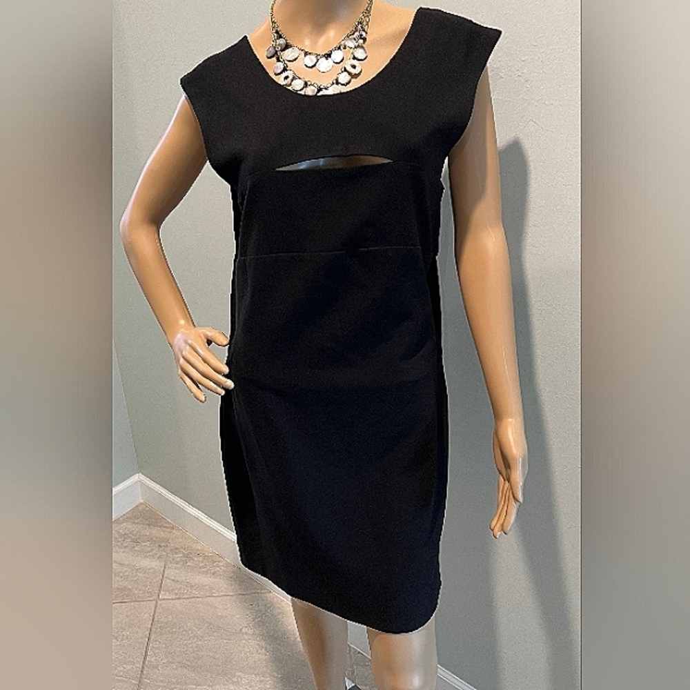Cute & Sexy IRO Calley Key Hole Black Dress Size 42EU/10US New With Tags - Picture 4 of 16